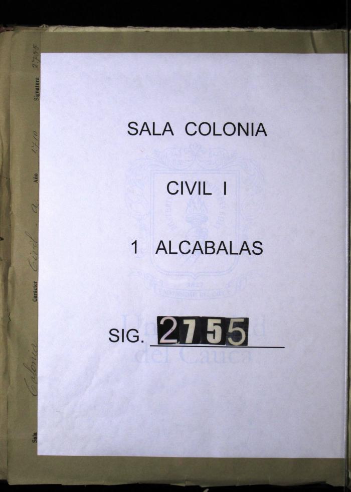 Autos sobre el remate de las alcabalas de Caloto…