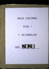 Autos de los Jueces Oficiales Reales sobre las alcabalas…