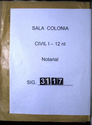 Certificación en la que el escribano hace constar que…
