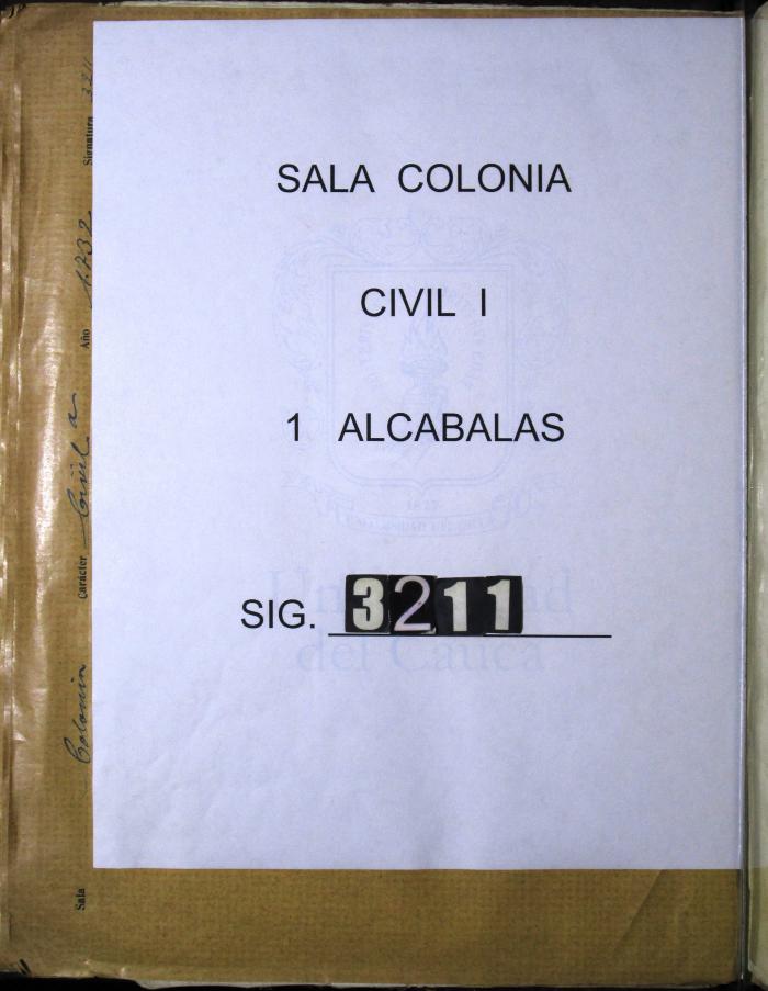 Cuaderno que se forma por los Oficiales Reales de…