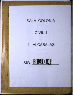 Cuaderno de alcabalas cobradas el año 1726 en Popayán…
