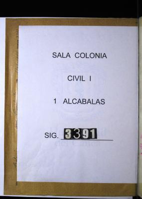 Cuaderno formado por los Oficiales Reales…