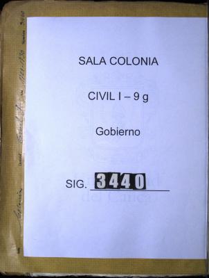 Tres provisiones reales del Tribunal dirigidas al Gobernador y…