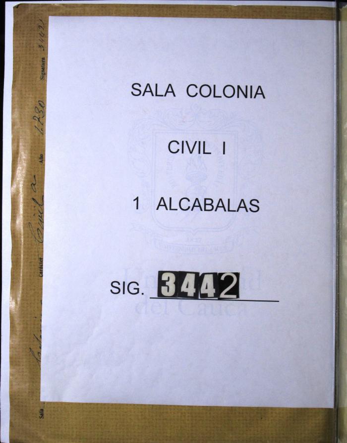 Cuaderno que se forma por los Oficiales Reales de…