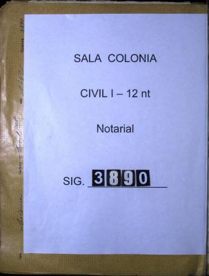 Copia de la escritura de fianza que otorgaron varias…