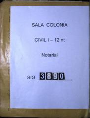 Copia de la escritura de fianza que otorgaron varias…