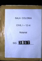 Copia de la escritura de fianza que otorgan por…