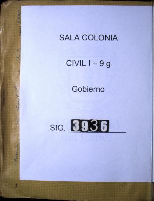 El Gobernador hace saber al Tesorero Oficial Real Don…
