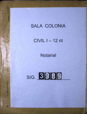 Escritura de fianza a favor de su Majestad del…