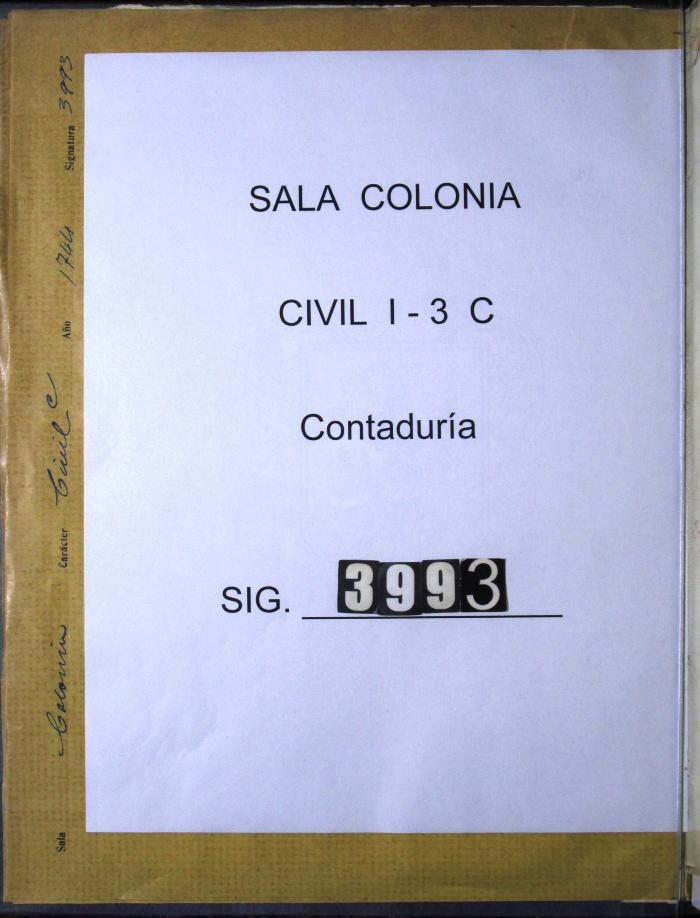 Provisión Real del Tribunal y Audiencia de Santafé dada…