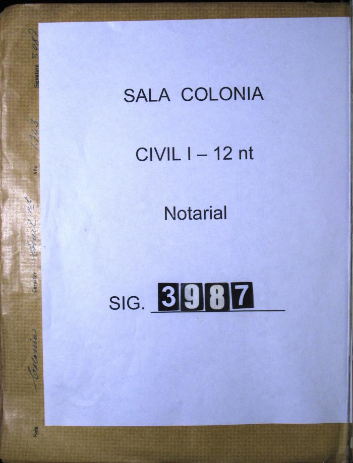 Escritura de fianza a favor de su Majestad del…