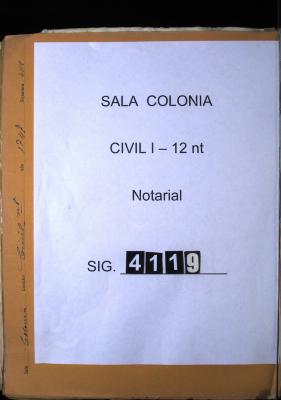 Escritura de fianza de don José Tello de Meneses…