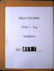 Carta del Virrey en que manifiesta que suspende su…