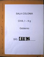 Auto del Gobernador para que los Oficiales Reales informaran…