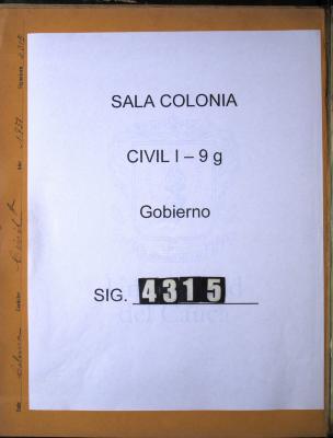 Cartas oficiales del Virrey…