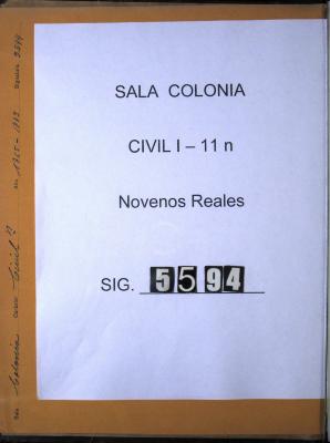 Cuentas del Colector referentes al noveno y medio de…