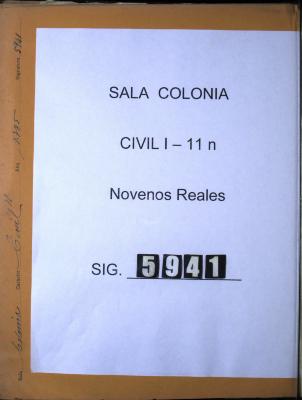 Testimonio comprobante de lo pagado de los tres novenos…