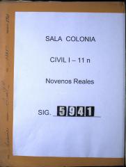 Testimonio comprobante de lo pagado de los tres novenos…
