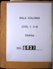 Cuenta que da José Tirado como hijo y heredero…