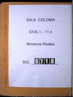Comprobantes de lo que enteró por novenos de diezmos…