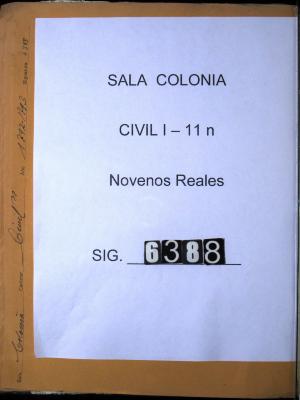 Comprobantes de lo enterado por novenos de diezmos de…