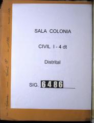 Carta de oficio del Mayordomo…