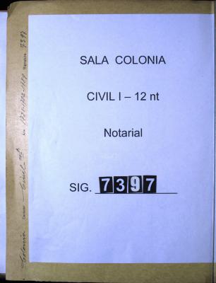 Testimonios del escribano Alarcón…