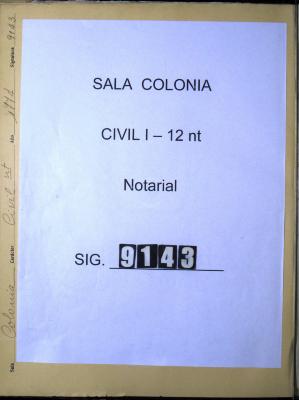 Escritura otorgada por Don Pablo de Salazar…