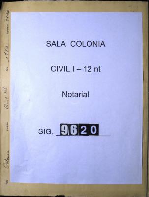 Escritura de venta otorgada por el Capitán Don Tomás…