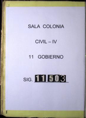 Visita de gobierno de la ciudad de Nuestra Señora…