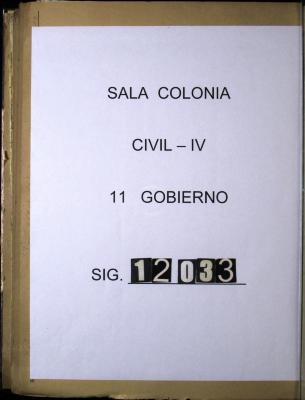Expediente encabezado por el poder que en Aranjuez a…