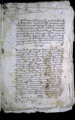 Cédula real para que los escribanos den testimonio de lo que ante ellos pasare